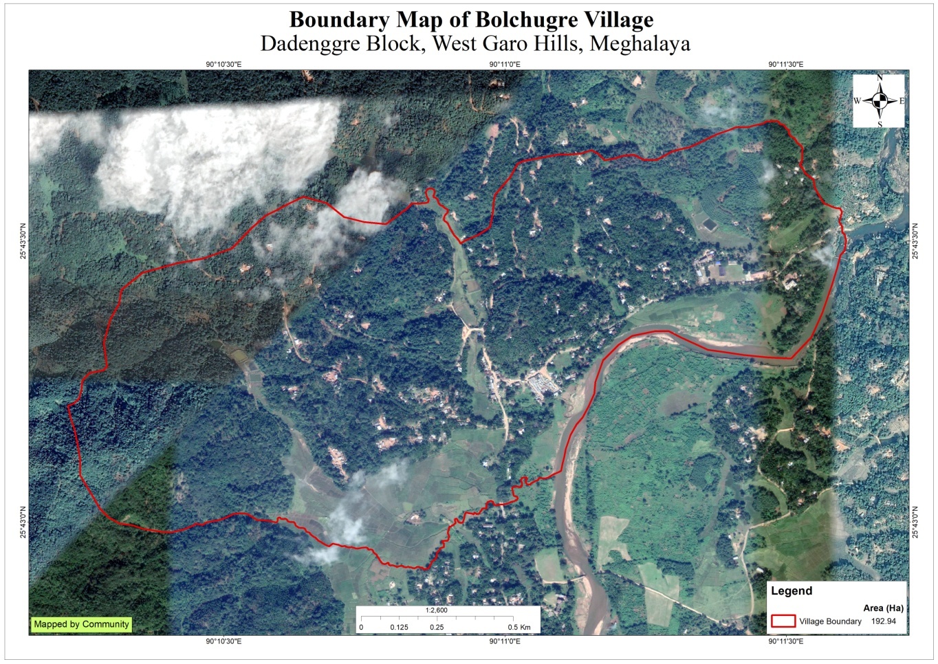 F:\Village Report Ajita\Bolchugre\Bolchugre Village Boundary.jpg
